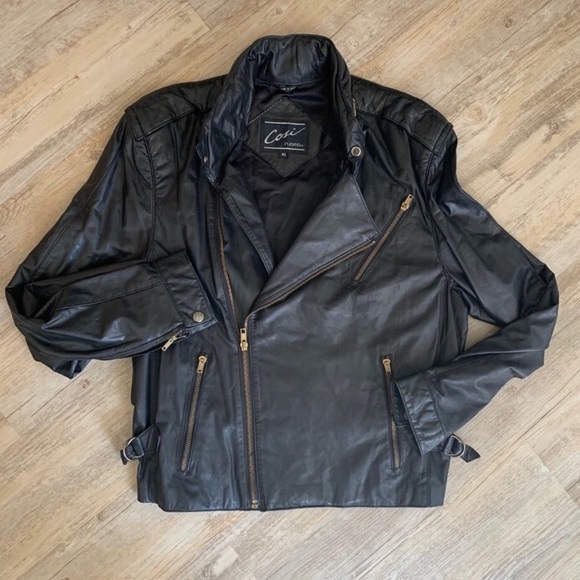 Other - Vintag Black Genuine Leather Jacket